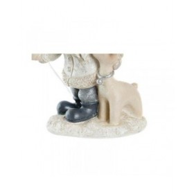 Decorazione Natalizia DKD Home Decor Resina (18 x 11 x 23,5 cm) (3 Unità)