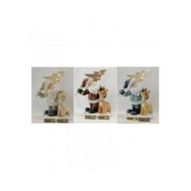 Decorazione Natalizia DKD Home Decor Resina (18 x 11 x 23,5 cm) (3 Unità)