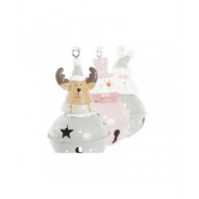 Decorazione Natalizia DKD Home Decor Metallo Resina (5 x 5 x 9 cm) (6 Unità)