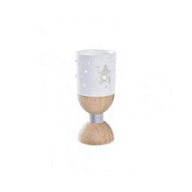 Portacandele DKD Home Decor Stella (6 x 6 x 14 cm)