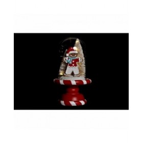 Decorazione Natalizia DKD Home Decor Resina (13,5 x 13,5 x 23,5 cm) (2 Unità)