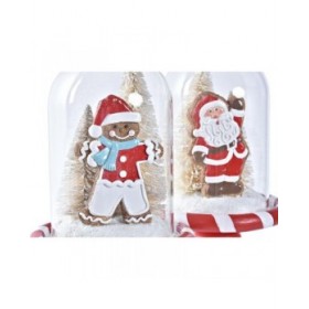 Decorazione Natalizia DKD Home Decor Resina (13,5 x 13,5 x 23,5 cm) (2 Unità)