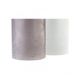 Decorazione luminosa DKD Home Decor Natale Marrone Bianco (11 x 11 x 25 cm) (2 Unità)