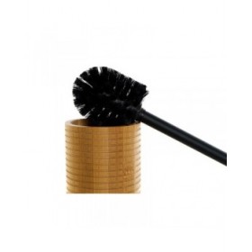 Set da Bagno DKD Home Decor Nero 7 x 7 x 16,5 cm Naturale (3 Pezzi)