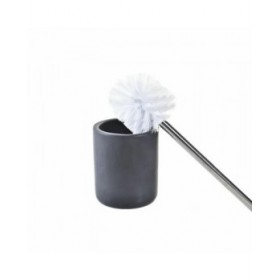 Set da Bagno DKD Home Decor Nero Naturale Bambù Dolomite 10,2 x 10,2 x 37,5 cm (3 Pezzi)