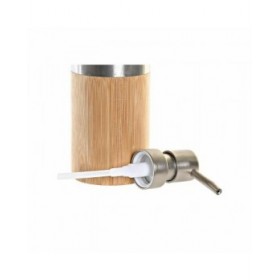 Set da Bagno DKD Home Decor Argentato Naturale Bambù polipropilene 7 x 7 x 17 cm (2 Unità)
