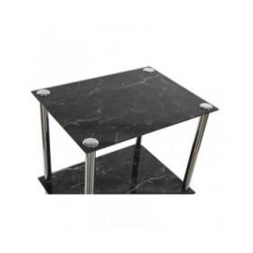 Scaffale da Bagno DKD Home Decor Cristallo Acciaio (40 x 30 x 105 cm)