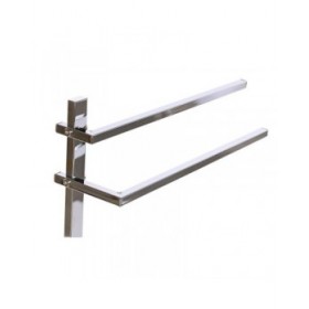 Portasciugamani da Terra DKD Home Decor Argentato MDF Acciaio (45 x 21 x 80 cm)