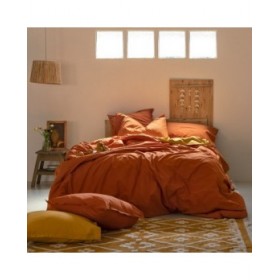 Copripiumino HappyFriday BASIC Terracotta 220 x 220 cm
