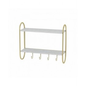 Appendiabiti da parete DKD Home Decor Metallo MDF Glam (50 x 15 x 43 cm)