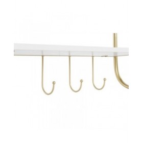 Appendiabiti da parete DKD Home Decor Metallo MDF Glam (50 x 15 x 43 cm)