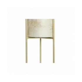 Portacandele DKD Home Decor Finitura invecchiata Cristallo Metallo (13 x 13 x 41 cm)