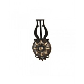 Orologio da Parete DKD Home Decor Nero Dorato Cristallo Ferro Pendolo 27 x 7,5 x 57,5 cm (2 Unità)