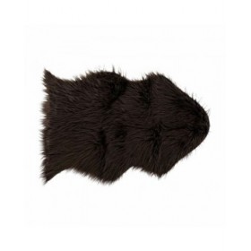 Tappeto DKD Home Decor Marrone Con capelli 60 x 90 x 2 cm
