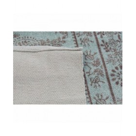 Tappeto DKD Home Decor 160 x 230 x 0,4 cm Azzurro Poliestere Verde Arabo (2 Unità)