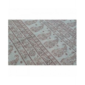 Tappeto DKD Home Decor 160 x 230 x 0,4 cm Azzurro Poliestere Verde Arabo (2 Unità)
