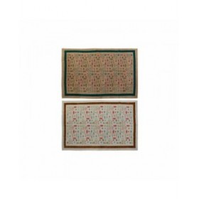 Tappeto DKD Home Decor 160 x 230 x 0,4 cm Poliestere Bianco Ikat Boho (2 Unità)
