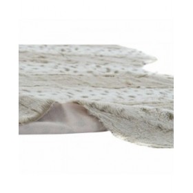 Tappeto DKD Home Decor 160 x 150 x 2 cm Beige Poliestere Con capelli