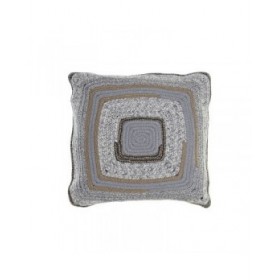 Cuscino DKD Home Decor Naturale Grigio 40 x 10 x 40 cm Boho
