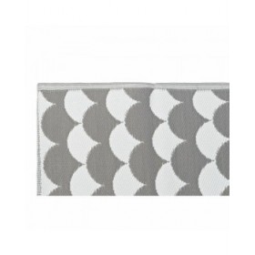 Tappeto DKD Home Decor Grigio Onde Bianco (2 Unità) (150 x 210 cm)
