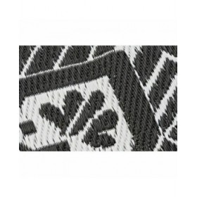 Tappeto DKD Home Decor Bianco Nero Etnico (2 Unità) (120 x 180 cm)