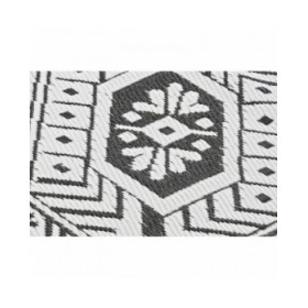 Tappeto DKD Home Decor Bianco Nero Etnico (2 Unità) (150 x 210 cm)