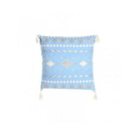 Cuscino DKD Home Decor Azzurro Bianco 60 x 20 x 60 cm