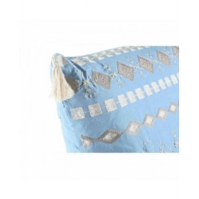 Cuscino DKD Home Decor Azzurro Bianco 60 x 20 x 60 cm