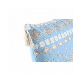 Cuscino DKD Home Decor Azzurro Bianco 40 x 15 x 40 cm