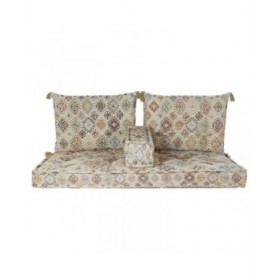 Divano a 2 Piazze DKD Home Decor Giallo Marrone Beige 145 x 76 x 13 cm