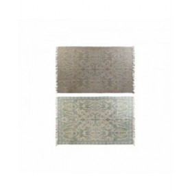 Tappeto DKD Home Decor 200 x 290 x 0,5 cm Rosso Poliestere Verde Arabo (2 Unità)