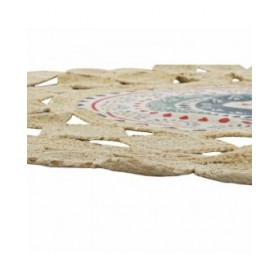Tappeto DKD Home Decor Marrone Multicolore (150 x 150 x 0,75 cm)