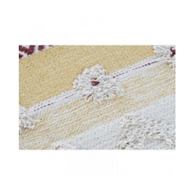 Fodera per cuscino DKD Home Decor Multicolore Frange Boho (60 x 60 x 2 cm)