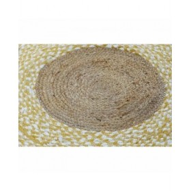 Tappeto DKD Home Decor Marrone Bianco Giallo (200 x 200 x 1 cm)