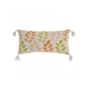 Cuscino DKD Home Decor 60 x 10 x 30 cm Beige Multicolore Fiori