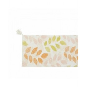 Tappeto DKD Home Decor Beige Multicolore Foglia della pianta (160 x 230 x 1 cm)