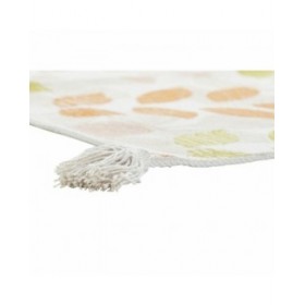 Tappeto DKD Home Decor Beige Multicolore Foglia della pianta (160 x 230 x 1 cm)