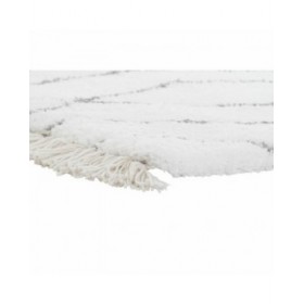Tappeto DKD Home Decor Bianco Grigio Rombos Scandi Ø 9,4 cm 120 x 180 x 3 cm