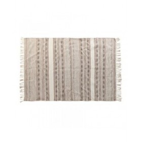 Tappeto DKD Home Decor Frange Boho Poliestere Cotone (120 x 180 cm)