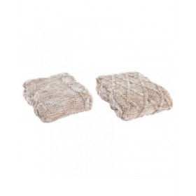 Copriletti DKD Home Decor Rosa chiaro 150 x 125 x 1 cm (2 Unità)