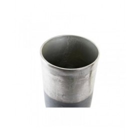 Vaso DKD Home Decor Bicolore Alluminio Moderno 15 x 15 x 33 cm (2 Unità)