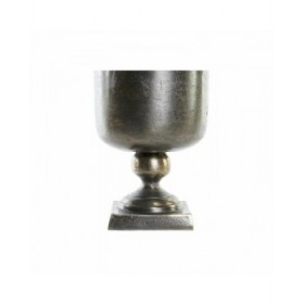 Vaso DKD Home Decor Bicolore Alluminio Moderno 15 x 15 x 33 cm (2 Unità)