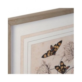 Quadro DKD Home Decor Abete Cristallo 50 x 65 x 2,5 cm 50 x 2,5 x 65 cm 50 x 2,5 x 70 cm Fiori (4 Pezzi)