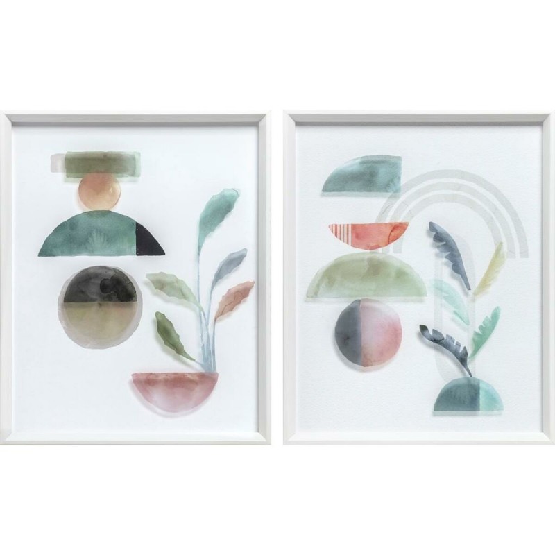 Quadro DKD Home Decor Astratto Moderno (40 x 3,8 x 50 cm) (2 Unità)