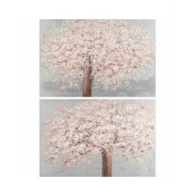 Quadro DKD Home Decor 120 x 3,5 x 80 cm Albero Tradizionale (2 Unità)