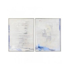 Quadro DKD Home Decor Astratto 60 x 3 x 80 cm Città (2 Unità)
