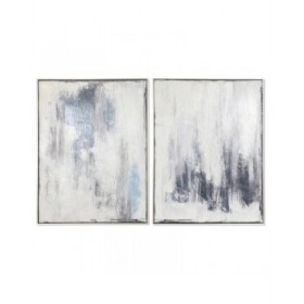 Quadro DKD Home Decor 60 x 3,5 x 80 cm Astratto 60 x 3 x 80 cm Città (2 Unità)