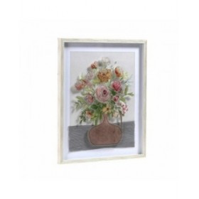 Quadro DKD Home Decor Vaso (53 x 3 x 63 cm) (2 Unità)