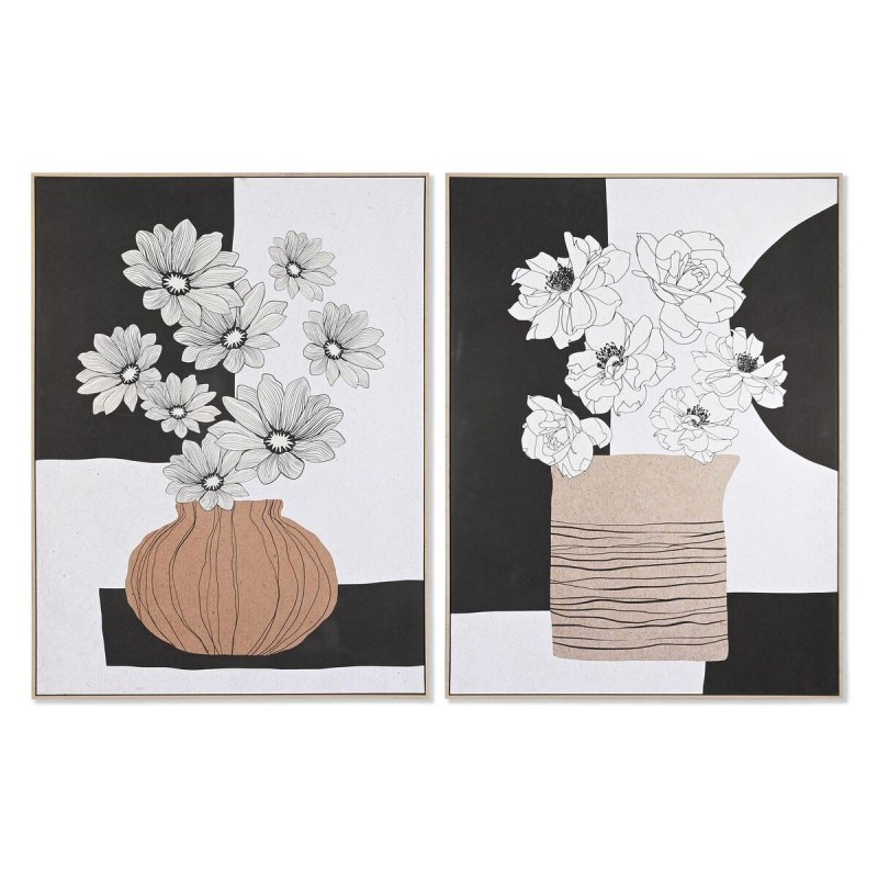 Quadro DKD Home Decor Vaso Moderno (103 x 4,5 x 143 cm) (2 Unità)