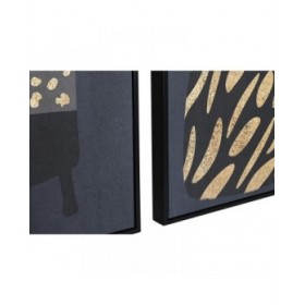 Quadro DKD Home Decor 83 x 4,5 x 123 cm Vaso Coloniale (2 Unità)